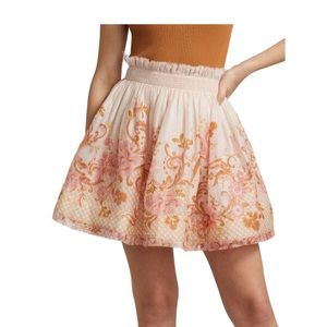 NWT Authentic ZIMMERMANN Postcard Flip Skirt size AU 2